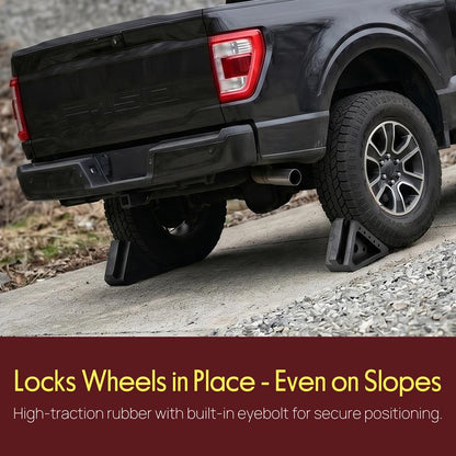 Solid Rubber Wheel Chock