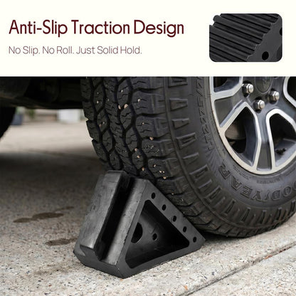 Solid Rubber Wheel Chock