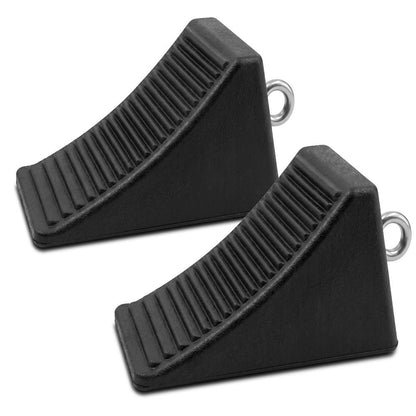 Rubber Wheel Chocks with Eyebolt