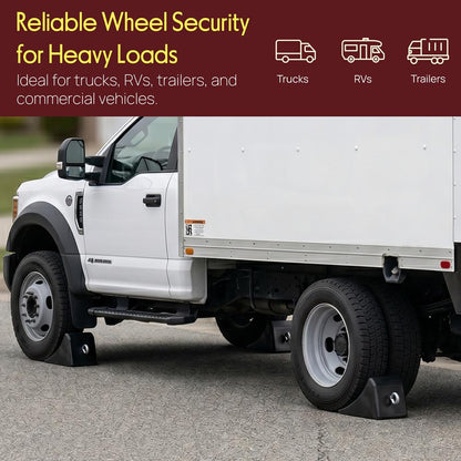 Rubber Wheel Chocks with Eyebolt
