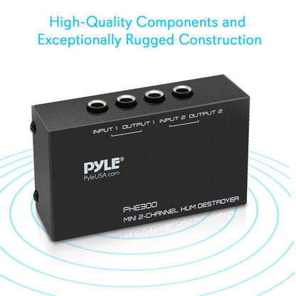 product image number 6 for Pyle 2-Ch. Hum/Noise Destroyer