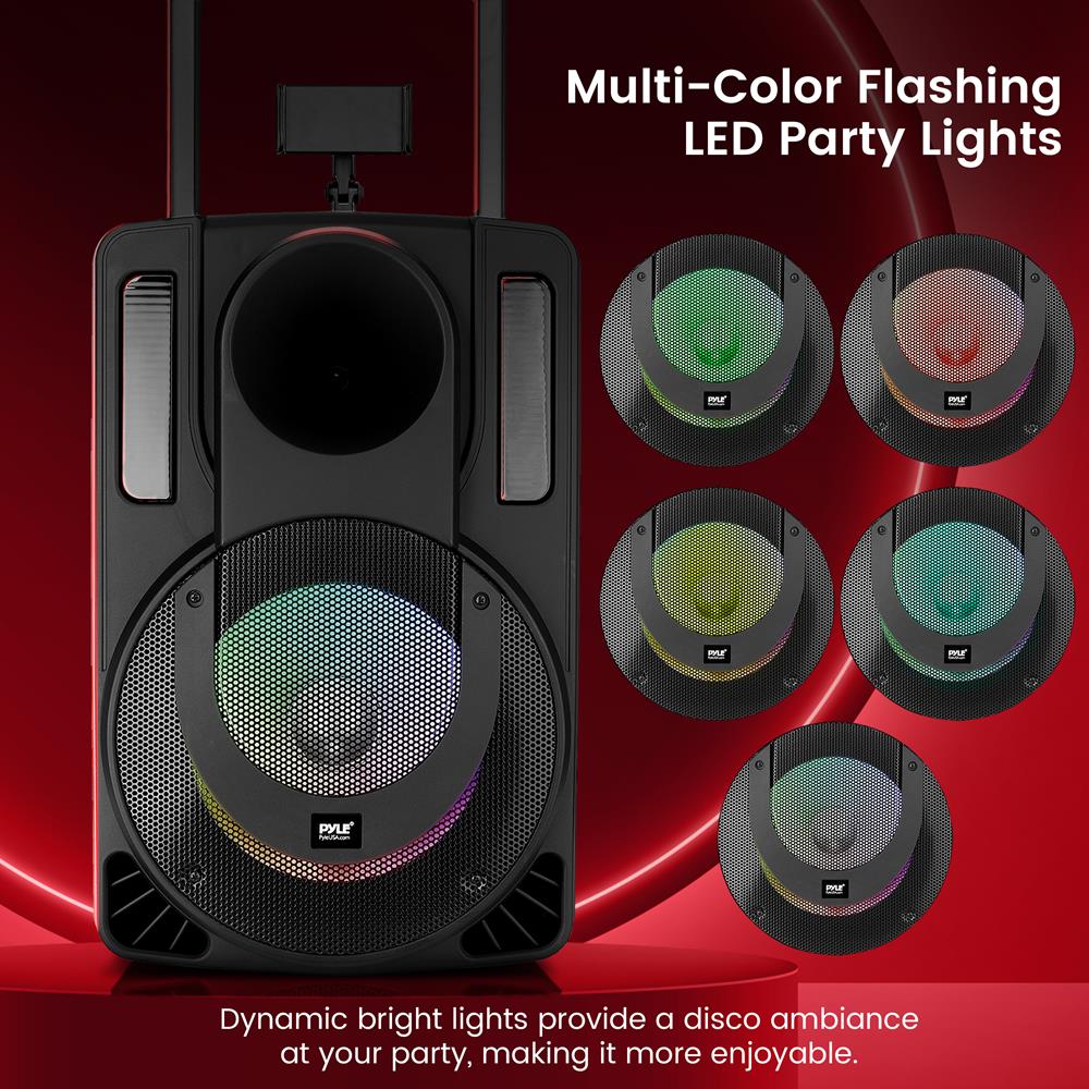 product image number 5 for Pyle 10” Portable Pa Speaker