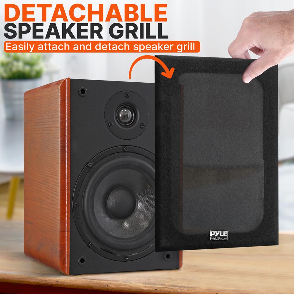 product image number 4 for Pyle Home Theater Bookshelf Speakers