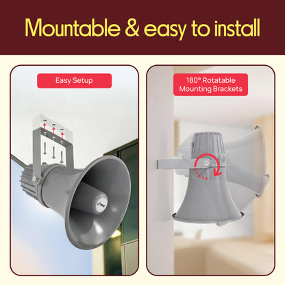 12.7'' Indoor/Outdoor PA Horn Speaker