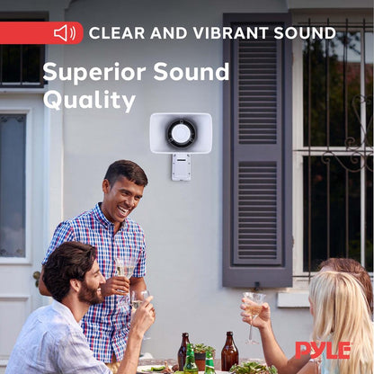 Portable PA Horn Speaker, Clear Sound, 65W, Adjustable Bracket
