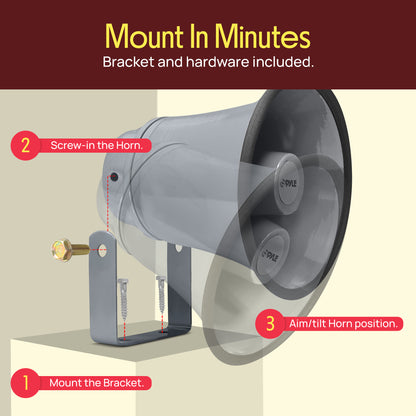 6.3'' Indoor / Outdoor PA Horn Speaker