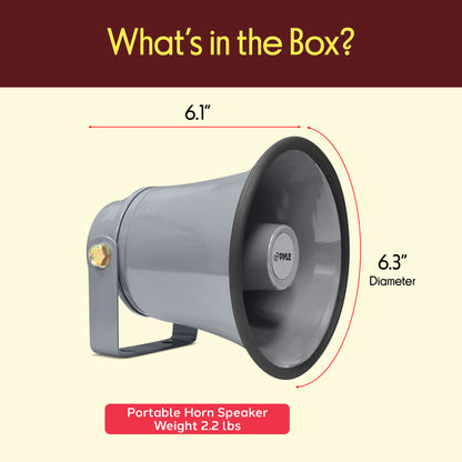 6.3'' Indoor / Outdoor PA Horn Speaker