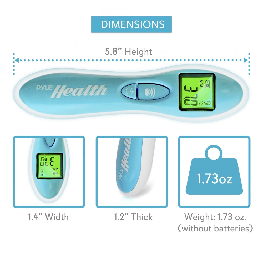 product image number 3 for Pyle Bluetooth Infrared Ear Thermometer
