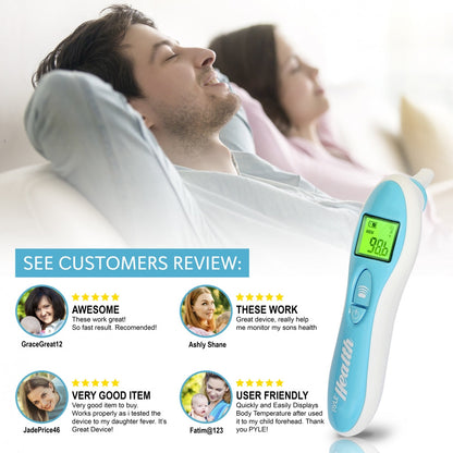 product image number 8 for Pyle Bluetooth Infrared Ear Thermometer