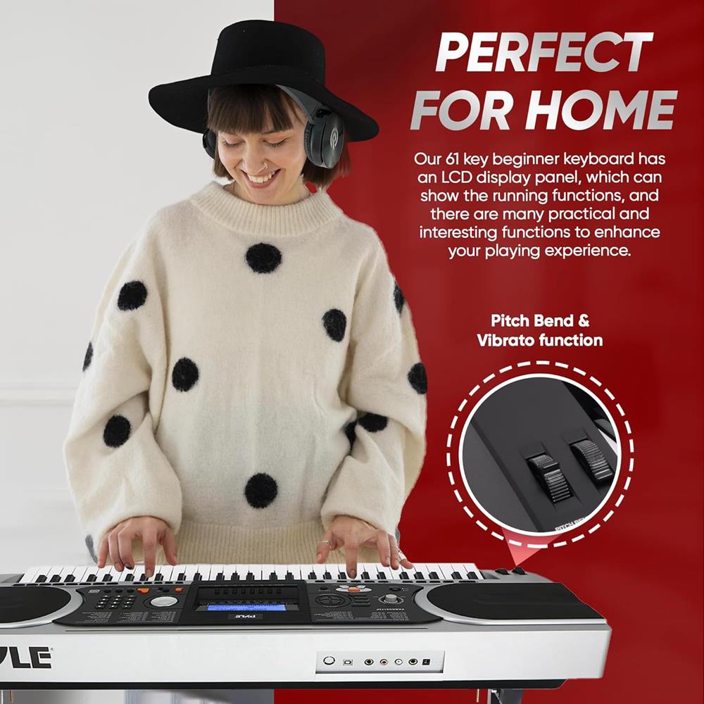 product image number 7 for Pyle Digital Musical Karaoke Keyboard