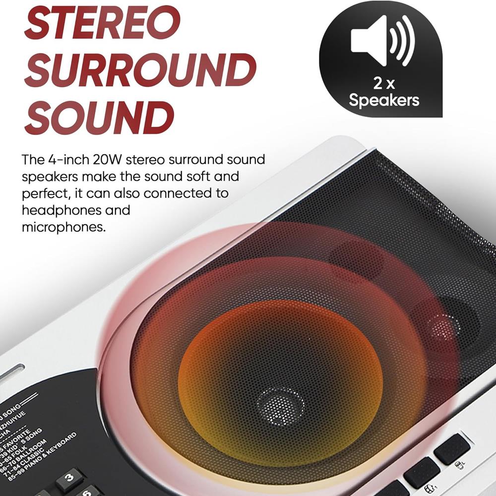 product image number 8 for Pyle Digital Musical Karaoke Keyboard