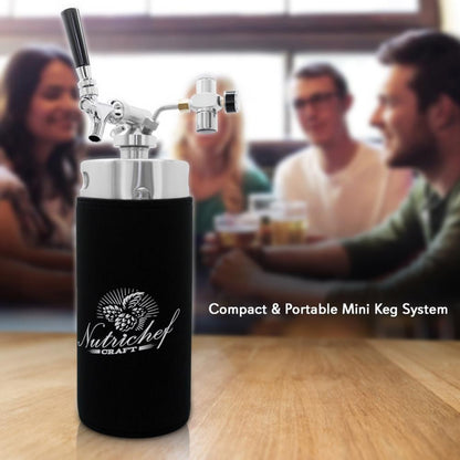 product image number 7 for NutriChef Homebrew Mini Keg System, 128 Oz.