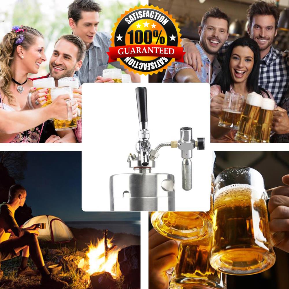 product image number 8 for NutriChef Homebrew Mini Keg System, 128 Oz.