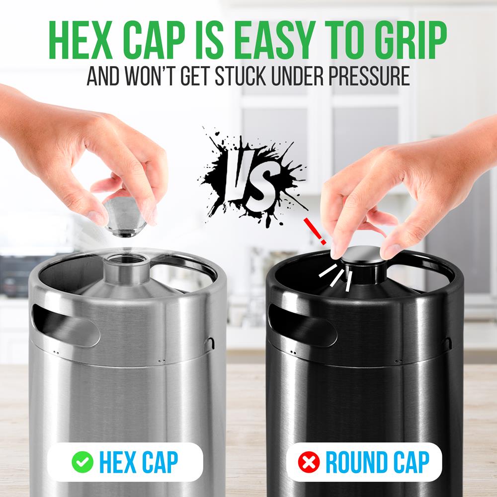 product image number 4 for NutriChef Homebrew Mini Keg Beer Dispenser