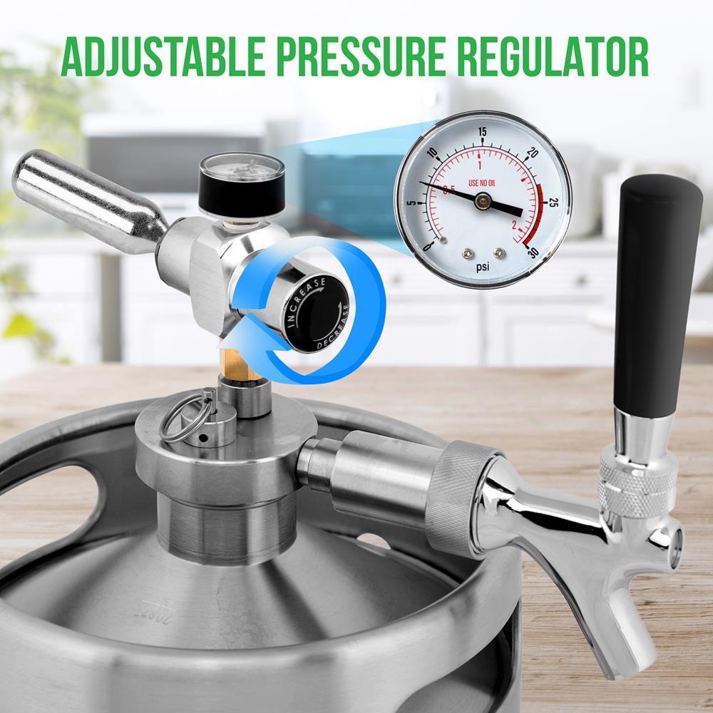 product image number 5 for NutriChef Homebrew Mini Keg Beer Dispenser