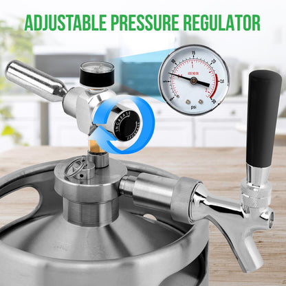 product image number 5 for NutriChef Homebrew Mini Keg Beer Dispenser