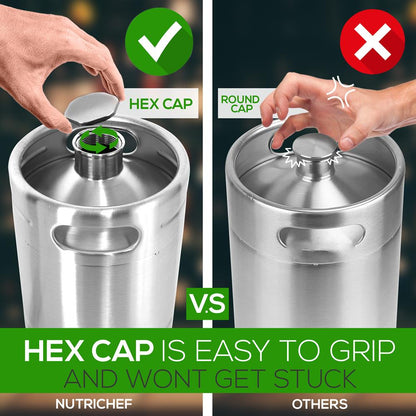 product image number 5 for NutriChef Homebrew Mini Keg Beer Dispenser