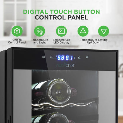 product image number 5 for NutriChef Wine Chilling Refrigerator Cellar