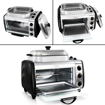 product image number 2 for NutriChef Dual Oven Rotisserie & Roast Cooking