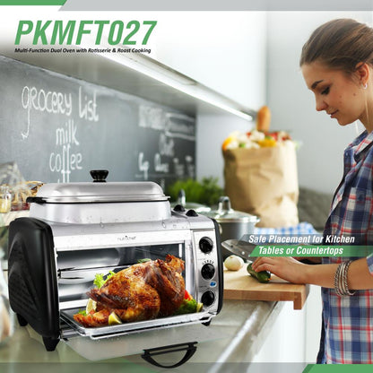 product image number 5 for NutriChef Dual Oven Rotisserie & Roast Cooking