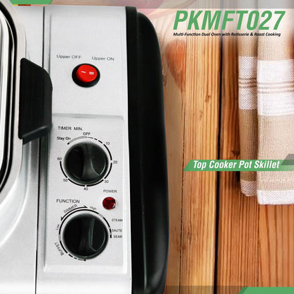 product image number 7 for NutriChef Dual Oven Rotisserie & Roast Cooking