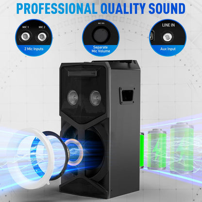 Portable Dvd Video Pa Speaker System