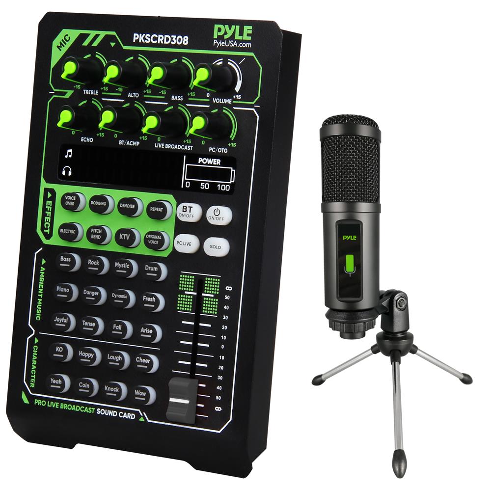 product image number 1 for Pyle Pro Live Broadcast Sound Card Kit
