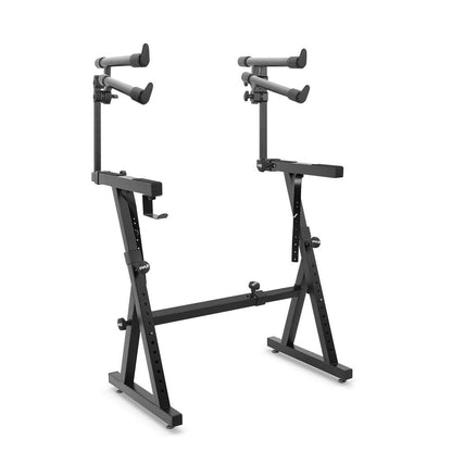 Heavy-Duty Music Stand - Portable, Adjustable, 2nd Tier, Z Style