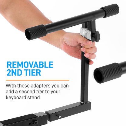 Heavy-Duty Music Stand with 2nd Tier