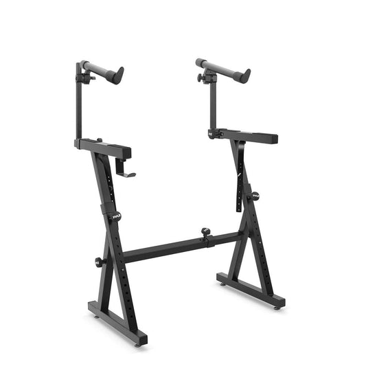Heavy-Duty Music Stand - Portable, Adjustable, 2nd Tier, Z Style