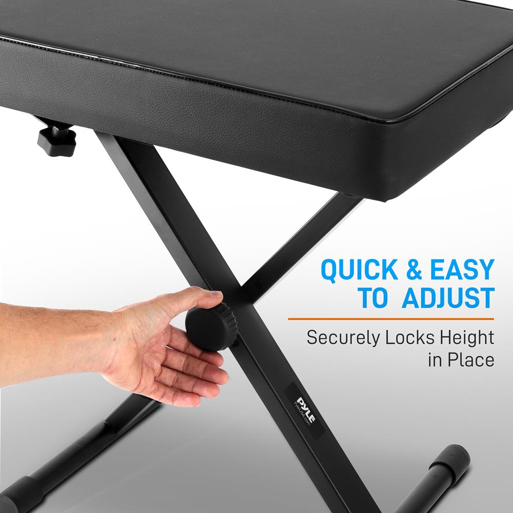product image number 5 for Pyle Adjustable Keyboard Bench