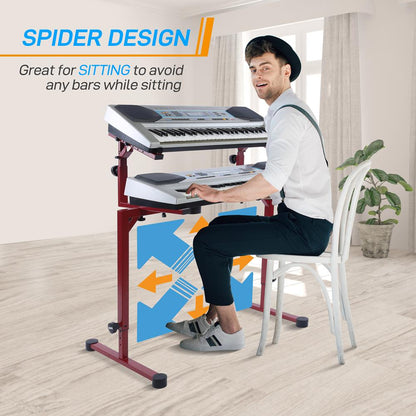Keyboard Stand with 2nd Tier