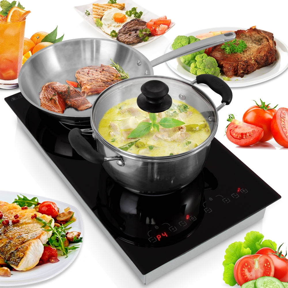 product image number 1 for NutriChef Double Burner Induction Cooktop