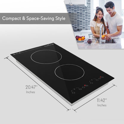 product image number 2 for NutriChef Double Burner Induction Cooktop