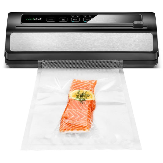 Food Vacuum Sealer, Extends Shelf Life, Stainless Steel & ABS, 110W