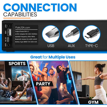 Soundbar With Wireless Microphone