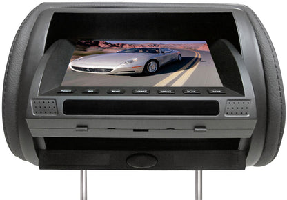 product image number 2 for Pyle Adjustable Hideaway Headrest 7'' Tft Vid