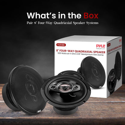 Système d'enceintes quadriaxial à quatre voies 