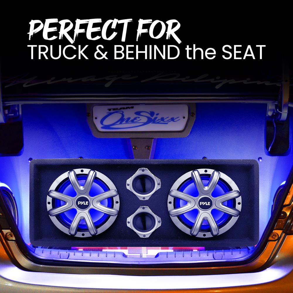 product image number 7 for Pyle Active Dual Bass Subwoofer Box System