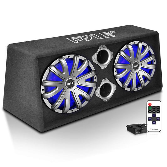 product image number 1 for Pyle Active Dual Bass Subwoofer Box System