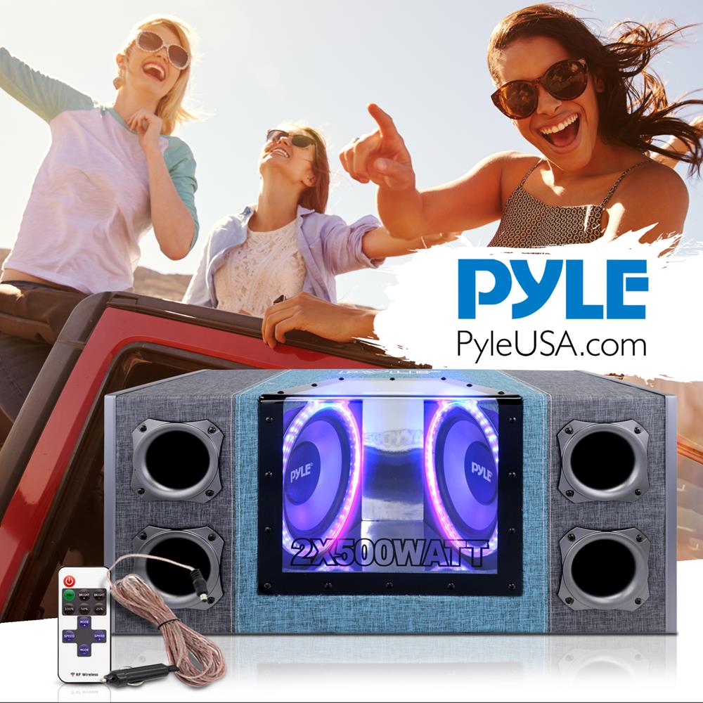 product image number 7 for Pyle Dual Subwoofer Box System