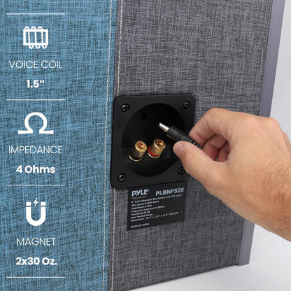 product image number 4 for Pyle Dual Subwoofer Box System