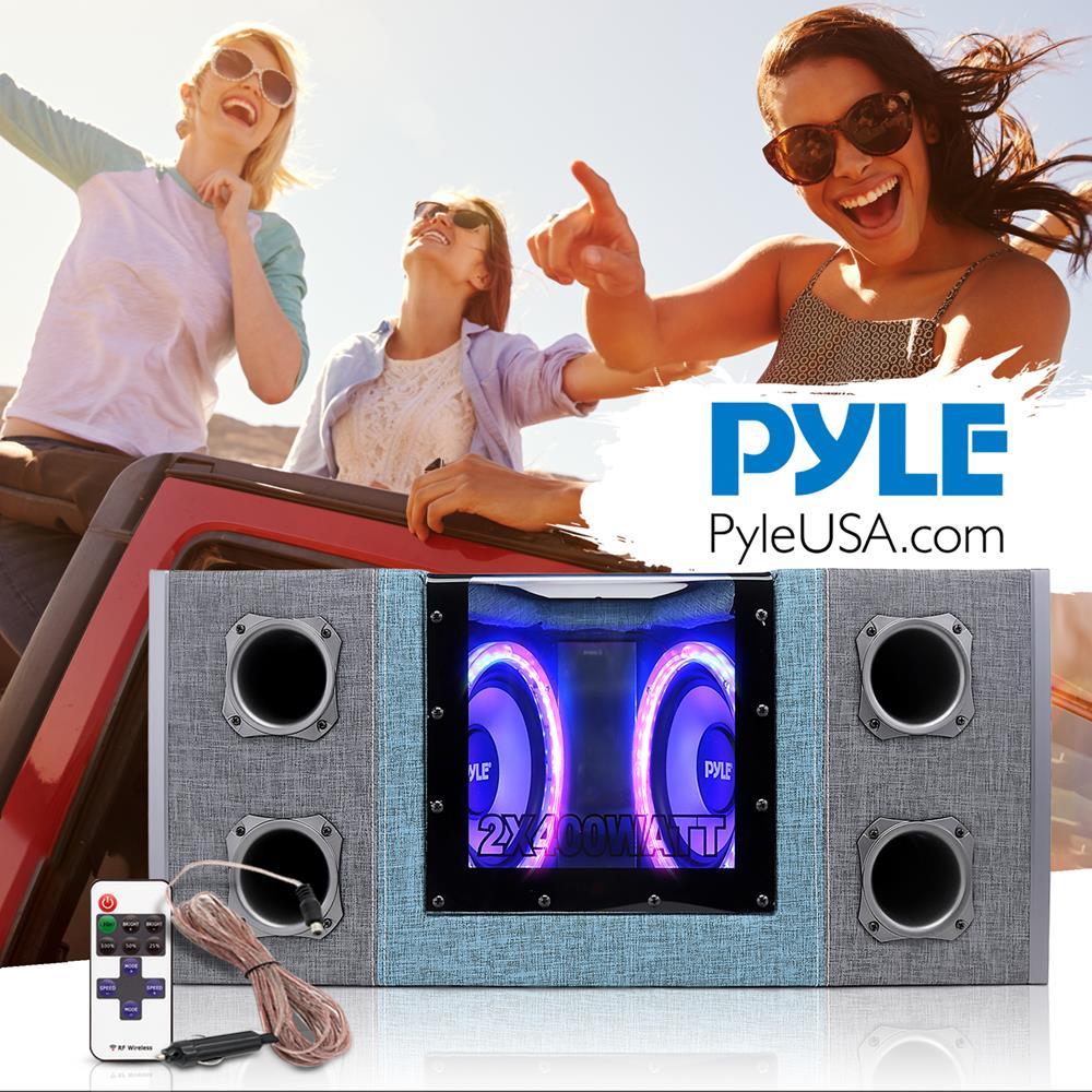 product image number 7 for Pyle Dual Subwoofer Box System