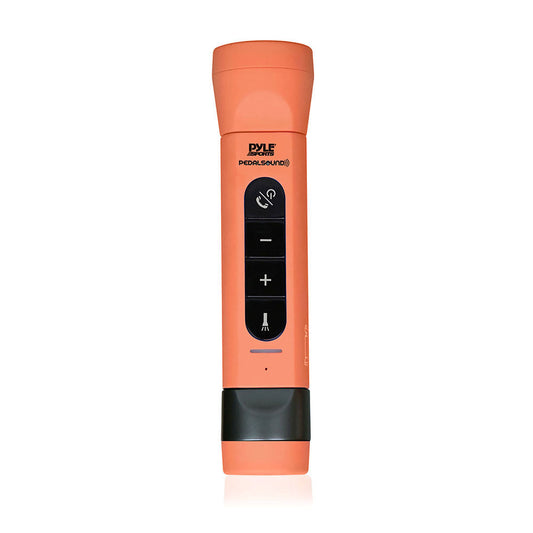 Waterproof Bluetooth Bike Speaker, Power Bank, Flashlight, Orange