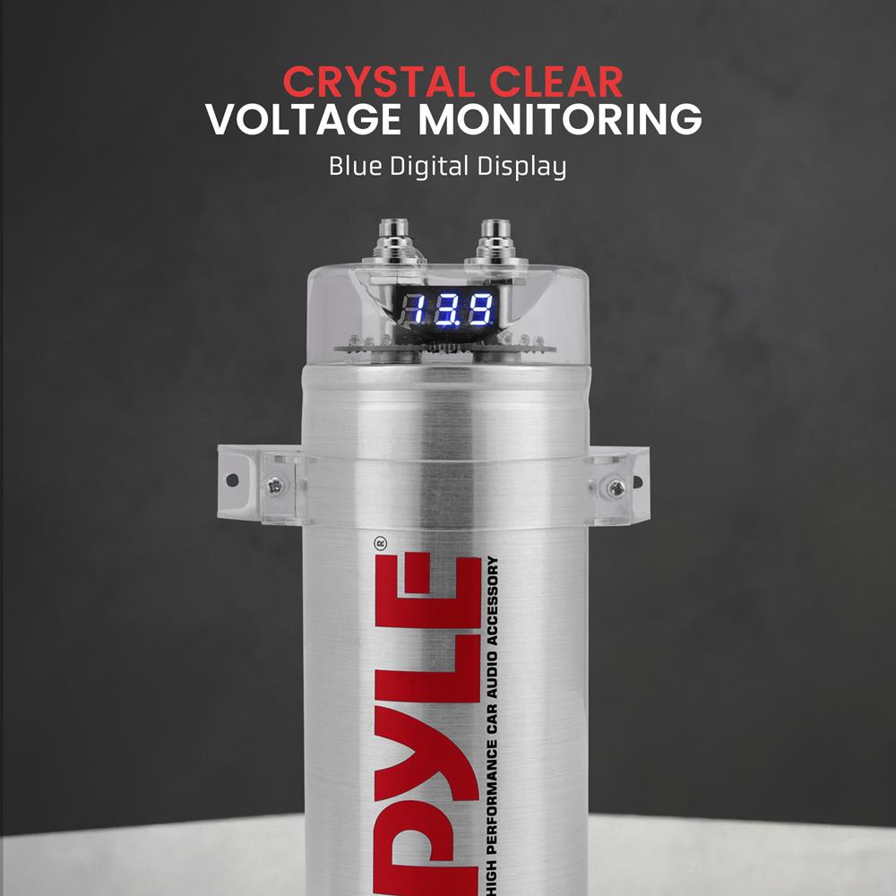 product image number 3 for Pyle 3.2 Farad Digital Power Capacitor