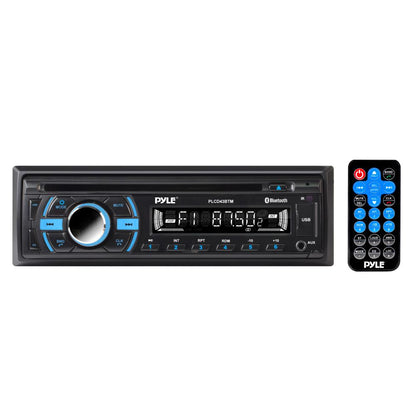 Marine Stereo Receiver Bluetooth Hands-Free CD Player Single DIN