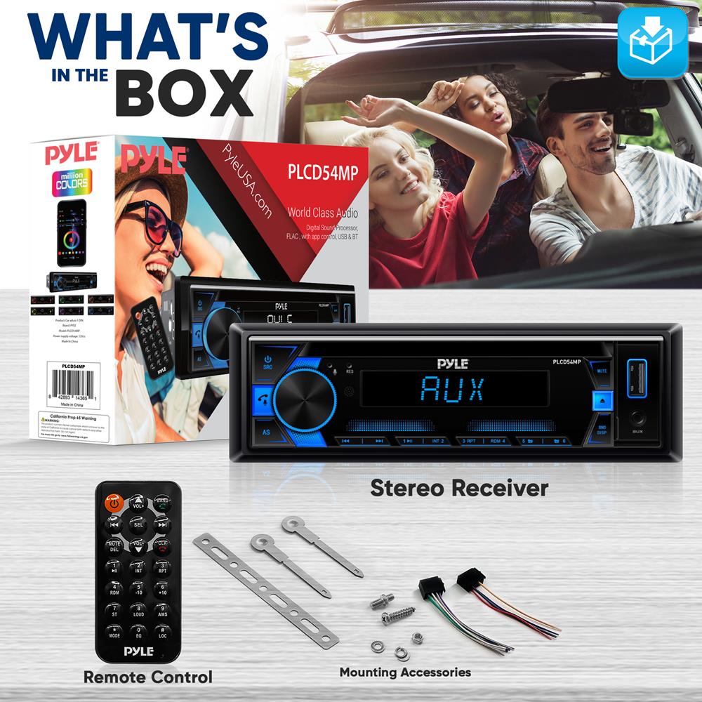 product image number 2 for Pyle Bluetooth Cd/Mp3 Radio Receiver