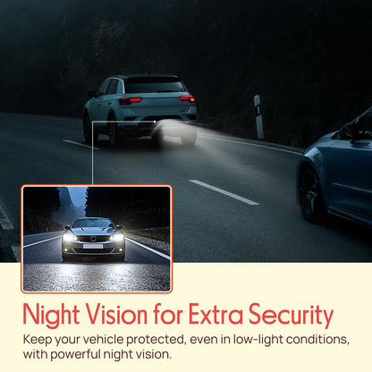 Caméra de recul - Vision nocturne, objectif 170° grand angle, étanche 