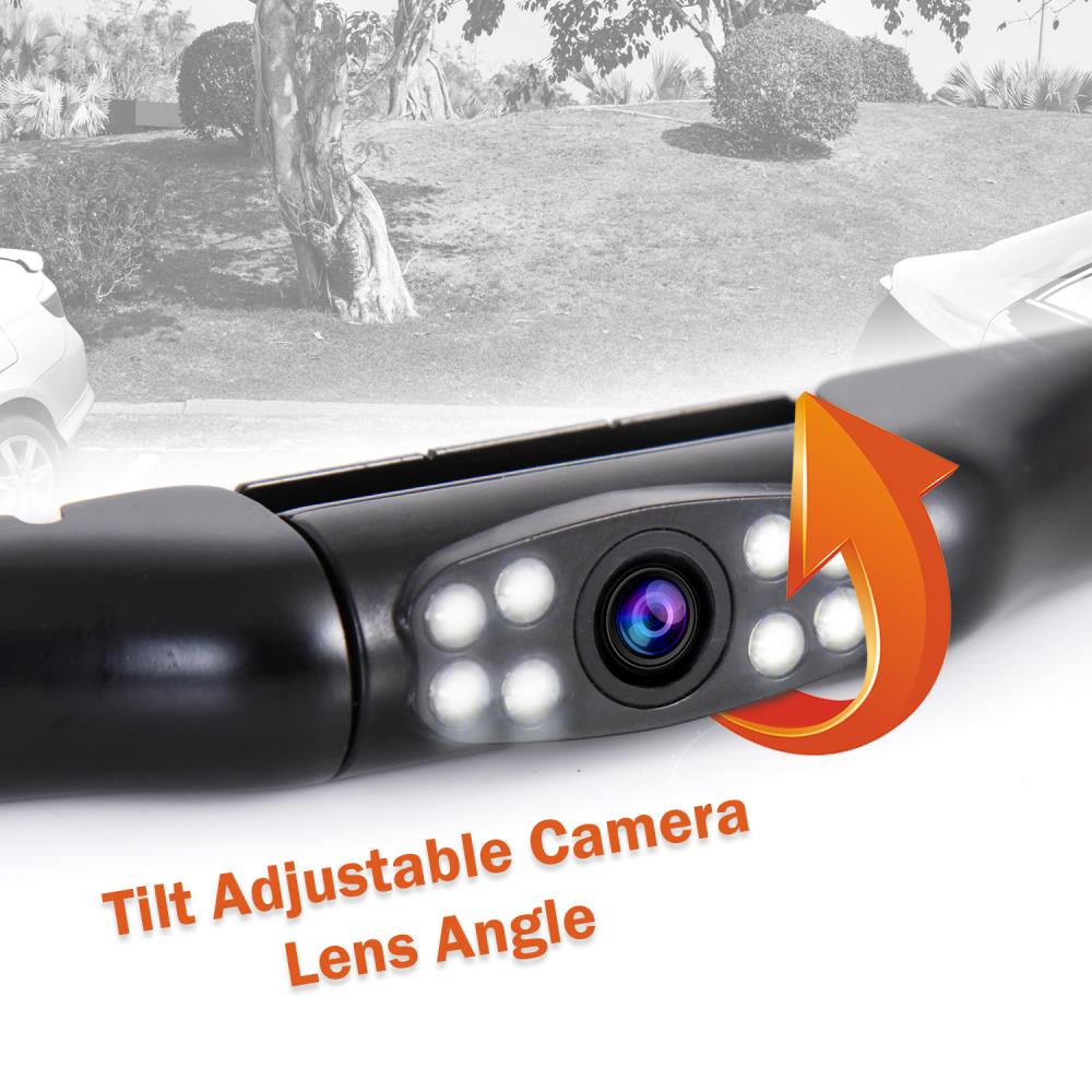 product image number 3 for Pyle License Plate Car Rearview Backup Camera