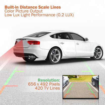 product image number 5 for Pyle License Plate Car Rearview Backup Camera